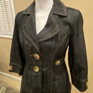 Dressbarn- Jean trench coat
